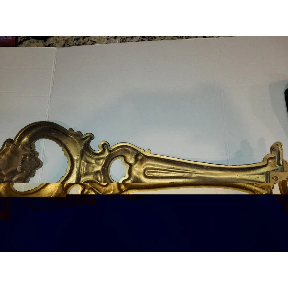 Syroco Rococo Ornate Gold Plastic Wall Frame 25x9, Oval 1-Photo